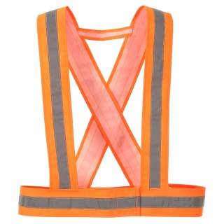 Portwest Orange Hook & Loop Hi Vis Vest Polyester, One Size 144-6043