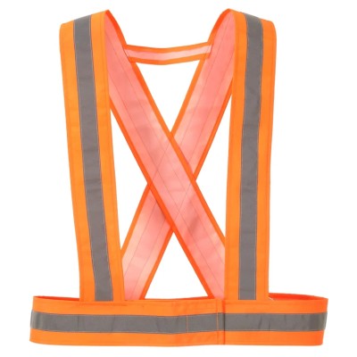 Portwest Orange Hook & Loop Hi Vis Vest Polyester, One Size 144-6043