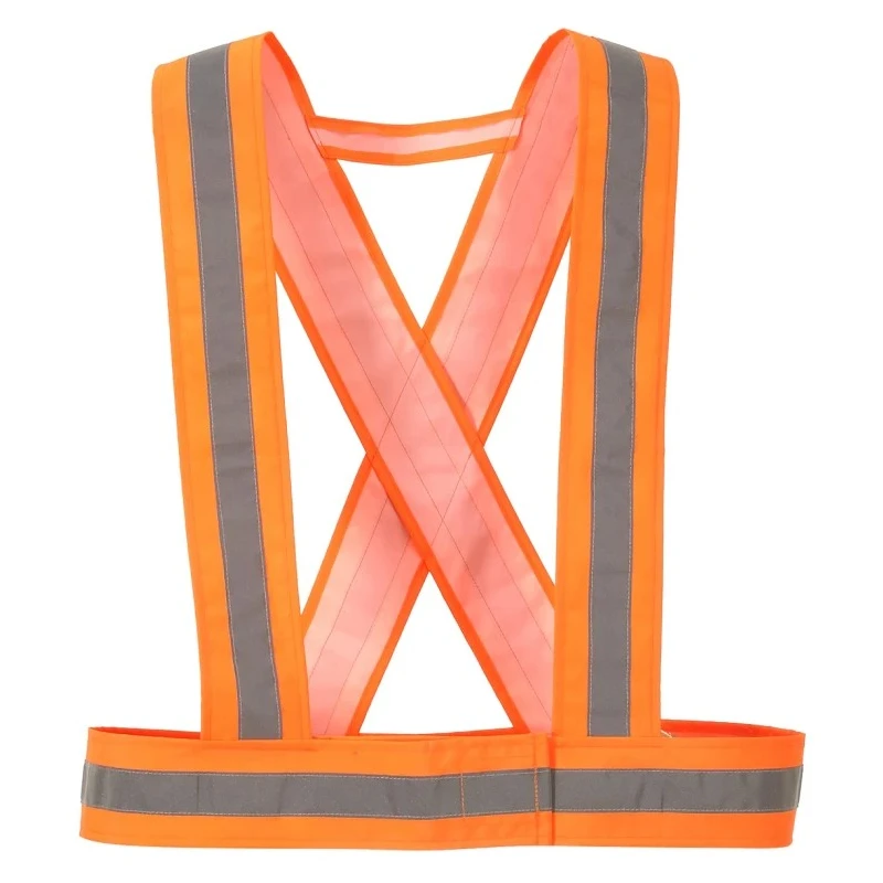 Portwest Orange Hook & Loop Hi Vis Vest Polyester, One Size 144-6043