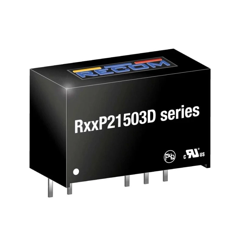 Recom DC/DC Converter 15 V Output 2 W Through Hole SIP-7 R24P21503D