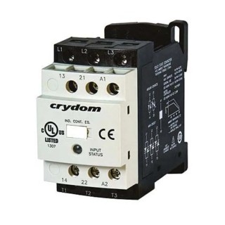 Crydom Solid State Contactor 3-Pole 500 mA 18V dc Control, 480V ac Contact Voltage DRC3P48D433R
