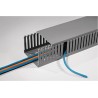 HellermannTyton Cable Trunking Grey Polyvinyl Chloride Open Slot 25mm Width x 75mm Depth x 2m Length HTWD-PD W25mm