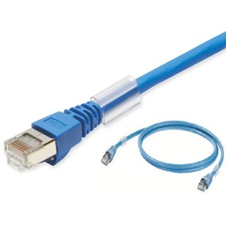 Omron Cat6a Shielded Screened Low Smoke Zero Halogen Ethernet Cable 8 Core 20 m XS6W-6LSZH8SS2000CM-B