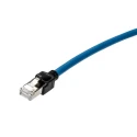 Omron Cat6a Shielded Screened Ethernet Cable 8 Core Blue 1.5m LSZH XS6W-6LSZH8SS150CM-B