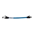 Omron Cat6a Shielded Screened Low Smoke Zero Halogen Ethernet Cable 8 Core Blue 200 mm XS6W-6LSZH8SS20CM-B