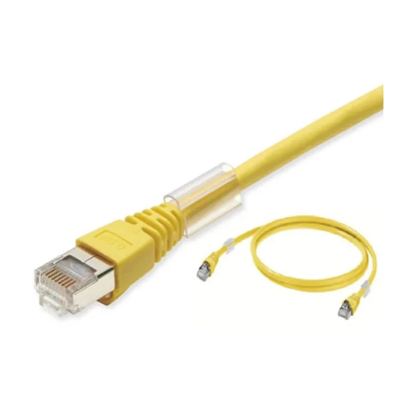 Omron XS6W Cat6a Shielded Screened Ethernet Cable Low Smoke Zero Halogen Jacket Yellow 20 m XS6W-6LSZH8SS2000CM-Y