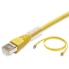 Omron XS6W Cat6a Shielded Screened Ethernet Cable Low Smoke Zero Halogen Jacket Yellow 20 m XS6W-6LSZH8SS2000CM-Y