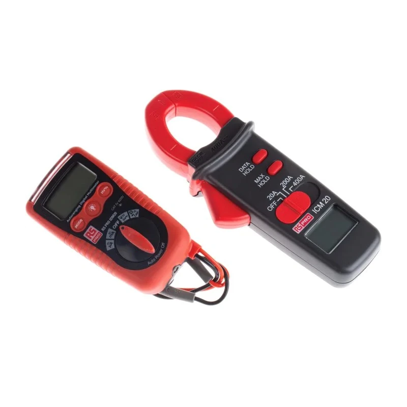 RS PRO Industrial Multimeter Kit with Pocket Digital Multimeter IDM20 and Clamp Meter ICM20, Taiwan Origin ICM20, IDM20