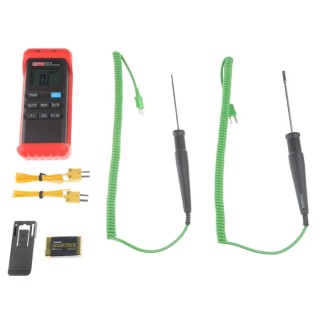 RS PRO K Probe Wired Digital Thermometer 2 Input(s) 1300 °C Max ±0.2 Reading +1°C % Accuracy RS52