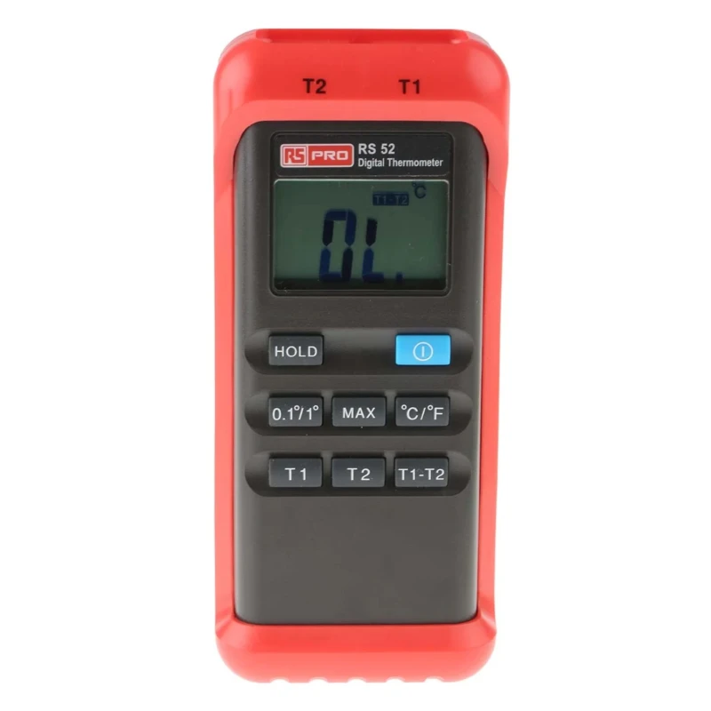 RS PRO K Probe Wired Digital Thermometer 2 Input(s) 1300 °C Max ±0.2 Reading +1°C % Accuracy RS52