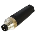 Bulgin Circular Connector 3 Contacts Cable M8 Connector Socket Female IP67 Buccaneer M8 Series 