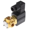 SMC 3 Port Common Solenoid Valve, Brass Body, 24V DC, 1/4 in G Inlet, VX3334A-03F-5D1