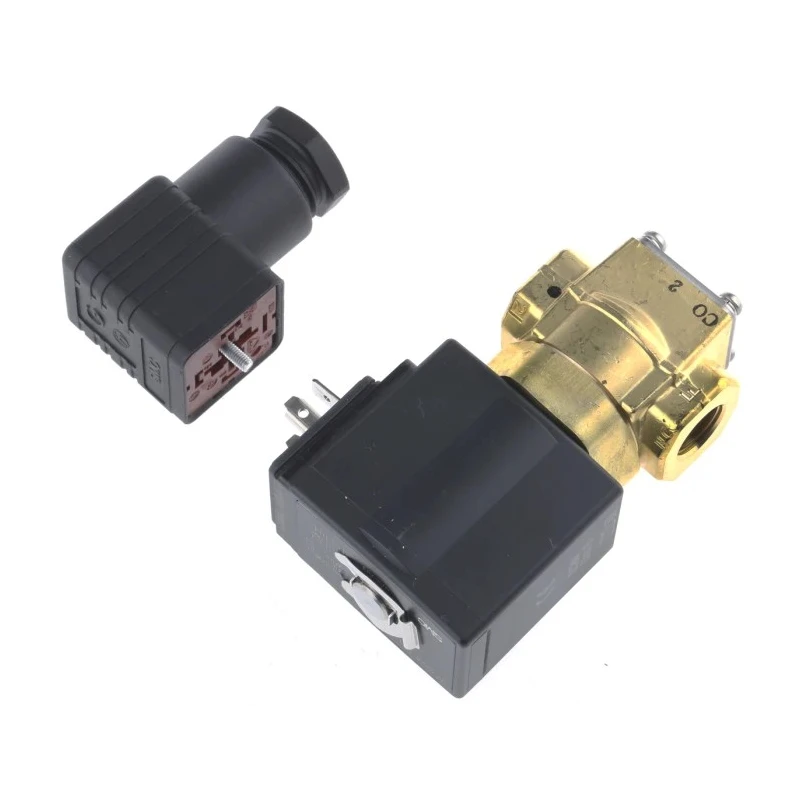 SMC Solenoid Valve, 3 Port, Common, 24V DC, 1/4 in G Brass Body VX3224-02F-5D1