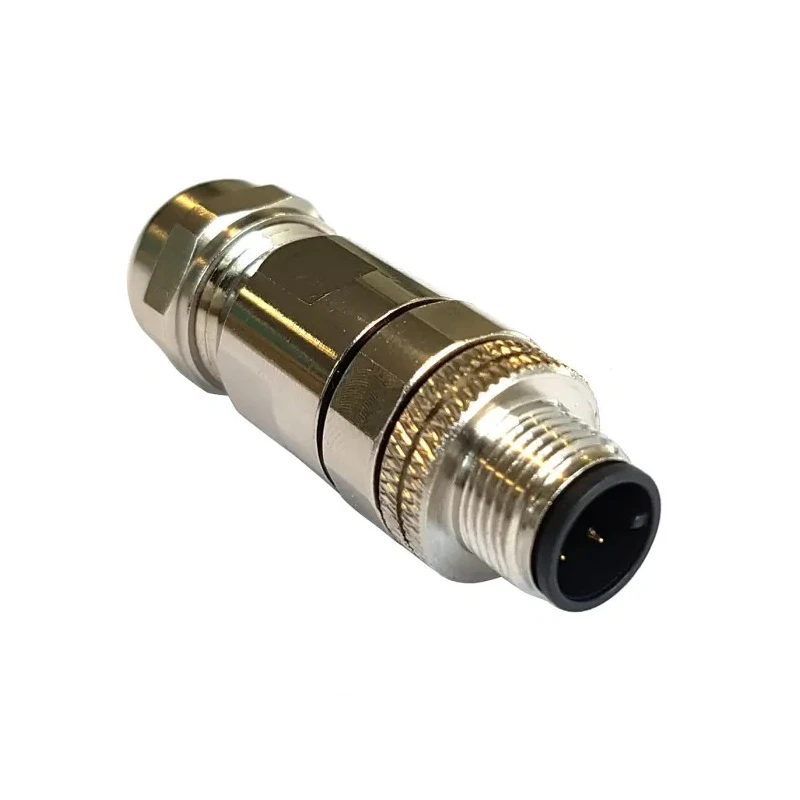 Bulgin Circular Connector 5 Contacts Panel Mount M12 Plug Male IP67 Buccaneer M12 Series PXMBNI12FIM05BSCPG9