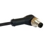 Bulgin Sensor Actuator Cable Male 5-Way Right Angle to Unterminated Free End 1m PXPTPU12RAM05BCL010PUR
