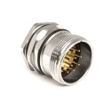 Bulgin Circular Connector 12 Contacts Front M23 Plug Male IP67 Buccaneer M23 Series PXMBNI23FPM12ASC