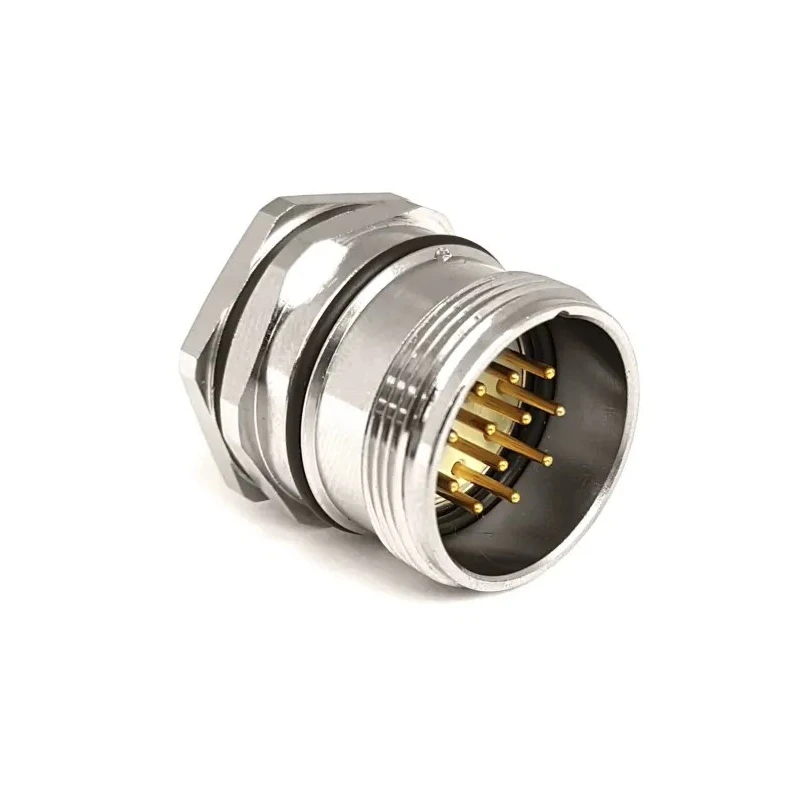 Bulgin Circular Connector 12 Contacts Front M23 Plug Male IP67 Buccaneer M23 Series PXMBNI23FPM12ASC