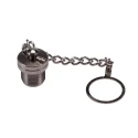 Bulgin M12 Male Dust Cap Shell Size M12 IP67 Rated Brass Nickel Finish 