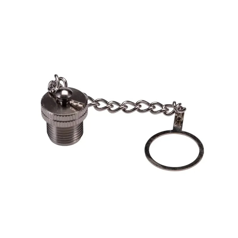 Bulgin M12 Male Dust Cap Shell Size M12 IP67 Rated Brass Nickel Finish 