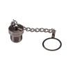Bulgin M12 Male Dust Cap Shell Size M12 IP67 Rated Brass Nickel Finish