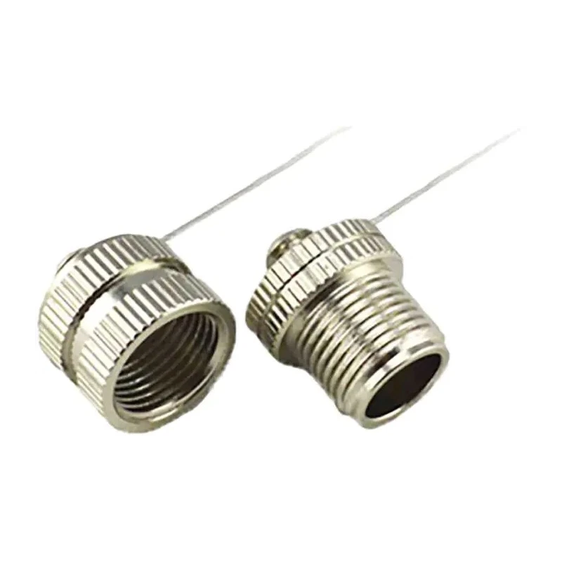 Bulgin M12 Female Dust Cap Shell Size M12 IP67 Rated Nickel Finish Brass PXMBNI12CAF