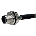 RS PRO Circular Connector 12 Contacts Panel Mount M12 Plug Male IP67 30V 1.5A 144-7613