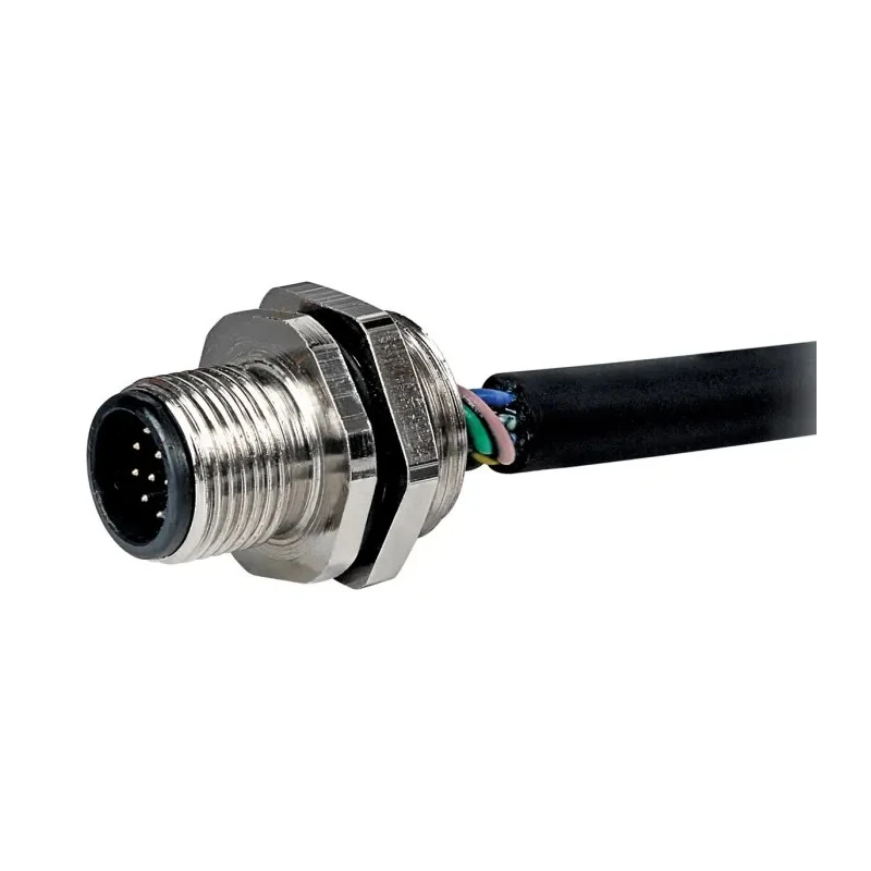 RS PRO Circular Connector 12 Contacts Panel Mount M12 Plug Male IP67 30V 1.5A 144-7613
