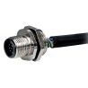 RS PRO Circular Connector 12 Contacts Panel Mount M12 Plug Male IP67 30V 1.5A 144-7613