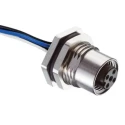 RS PRO Industrial Circular Connector Panel Mount Socket, 4 Contacts, M12 Size, Female, IP67, 250V, 4A 144-7619