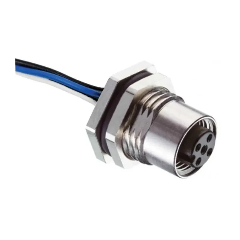 RS PRO Circular Connector, 4 Contacts, Panel Mount, M12 Size, Socket Female, IP67, 250V, 4A Current 144-7623