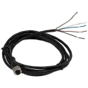RS PRO Female Straight to Unterminated 4 Way Free End Sensor Actuator Cable 2 m 250 V IP67 144-7653