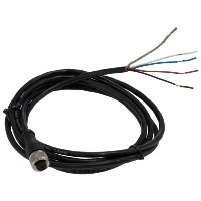 RS PRO Female Straight to Unterminated 4 Way Free End Sensor Actuator Cable 2 m 250 V IP67 144-7653