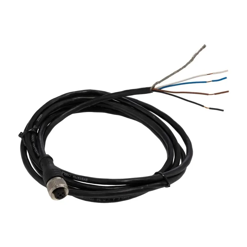 RS PRO Female Straight to Unterminated 4 Way Free End Sensor Actuator Cable 2 m 250 V IP67 144-7653