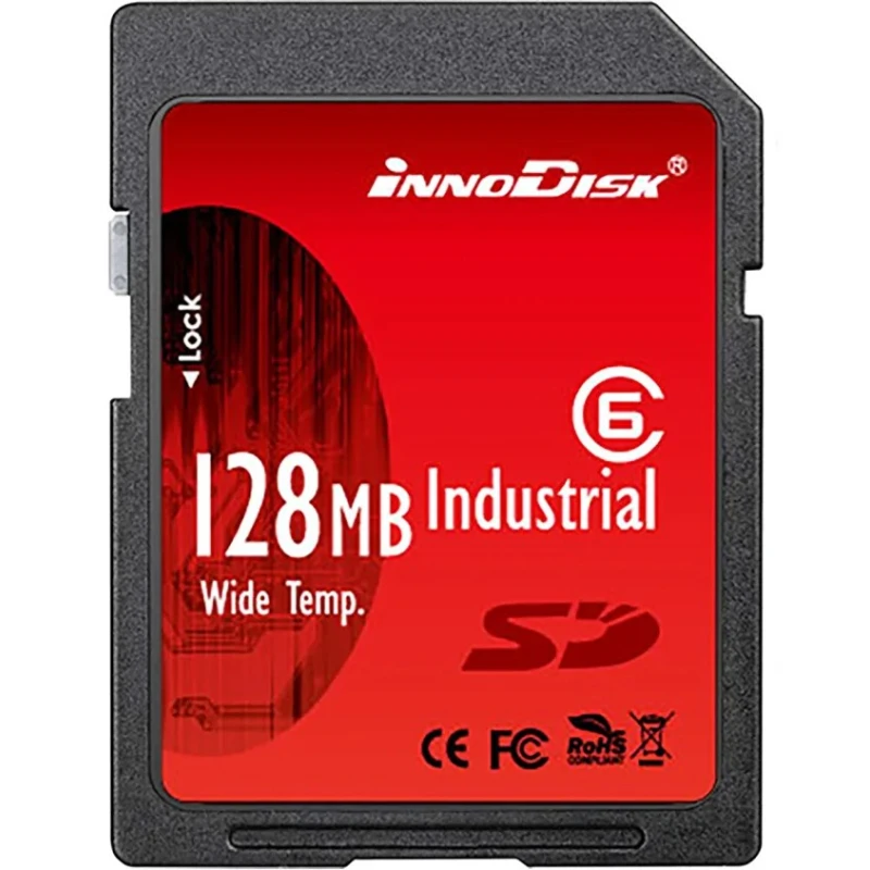 InnoDisk 128 MB Industrial Grade SD Card Class 6 DS2A-128I81W1B