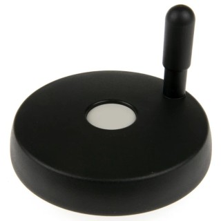 Elesa Black Technopolymer High-Impact Resistant Revolving Hand Wheel, 125 mm Diameter 72701