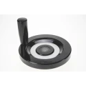 Elesa Black Duroplast Revolving Hand Wheel 100 mm Diameter 73710
