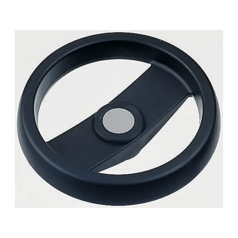 Elesa Black Technopolymer Two-Spoke Hand Wheel 124 mm Diameter Model 78611