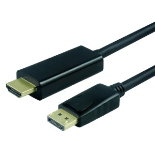 Roline Male DisplayPort to Male HDMI Polyvinyl Chloride DisplayPort Cable 2 m 11.04.5786-10
