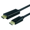 Roline Male DisplayPort to Male HDMI Polyvinyl Chloride DisplayPort Cable 2 m 11.04.5786-10