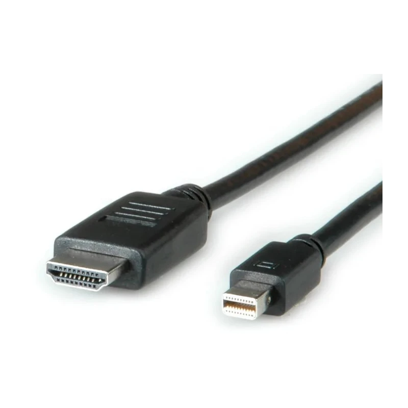 Roline Male Mini DisplayPort to Male HDMI Polyvinyl Chloride DisplayPort Cable 4.5 m 11.04.5793-10