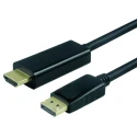 Roline Male DisplayPort to Male HDMI Polyvinyl Chloride DisplayPort Cable 3 m 11.04.5787-10