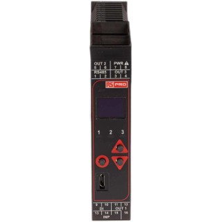 RS PRO DIN Rail PID Temperature Controller 1 Input, 3 Output Relay 24V ac/dc PID Controller 144-8678