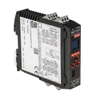 RS PRO DIN Rail PID Temperature Controller 3 Input 2 Output Relay 240V ac OLED Display 144-8683