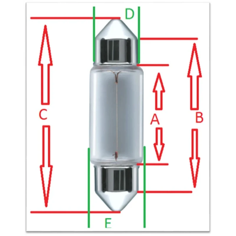 Osram Automotive Incandescent Lamp Clear SV8.5-8 24V 5W 1500h Lifespan 6423