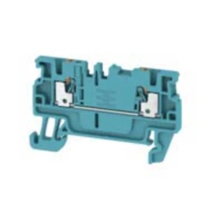 Weidmüller A Series DIN Rail Terminal Block Blue, 1.5mm² Cable CSA, 1-Level, Push-in Termination 500V 17.5A 1552820000