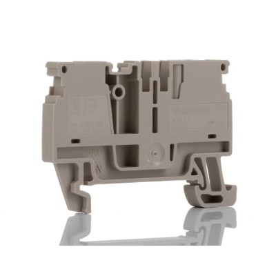 Weidmüller A Series DIN Rail Terminal Block Beige, 2.5mm², 1-Level, Push-in, ATEX 1521850000
