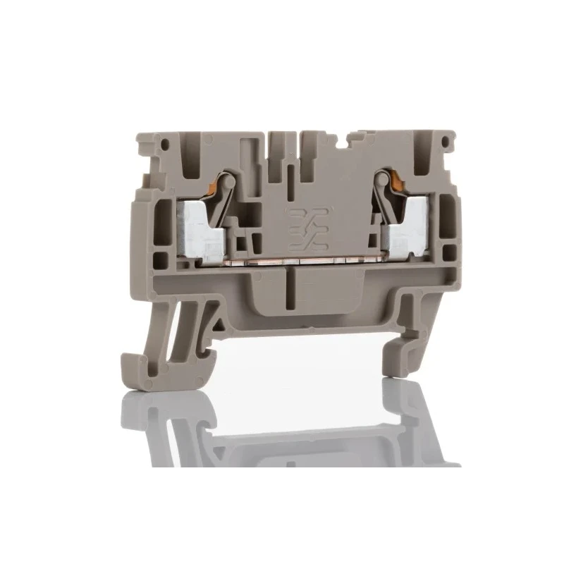 Weidmüller A Series DIN Rail Terminal Block Beige, 2.5mm², 1-Level, Push-in, ATEX 1521850000