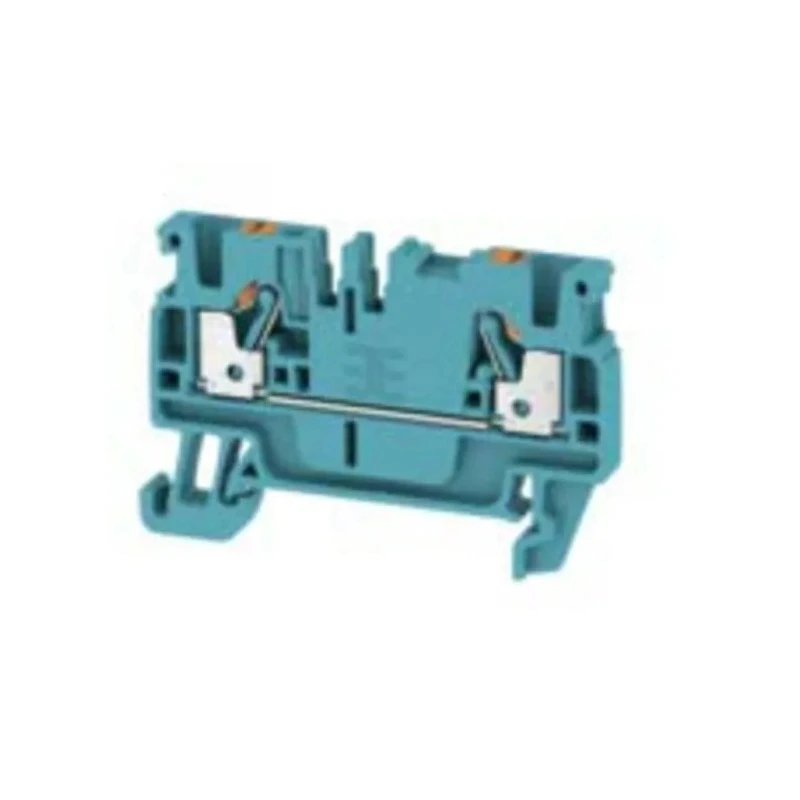 Weidmüller A Series DIN Rail Terminal Block Blue, 2.5mm² Cable CSA, 24A Current, 1-Level Push-in Termination 1521880000