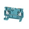 Weidmüller A Series DIN Rail Terminal Block Blue, 2.5mm² Cable CSA, 24A Current, 1-Level Push-in Termination 1521880000
