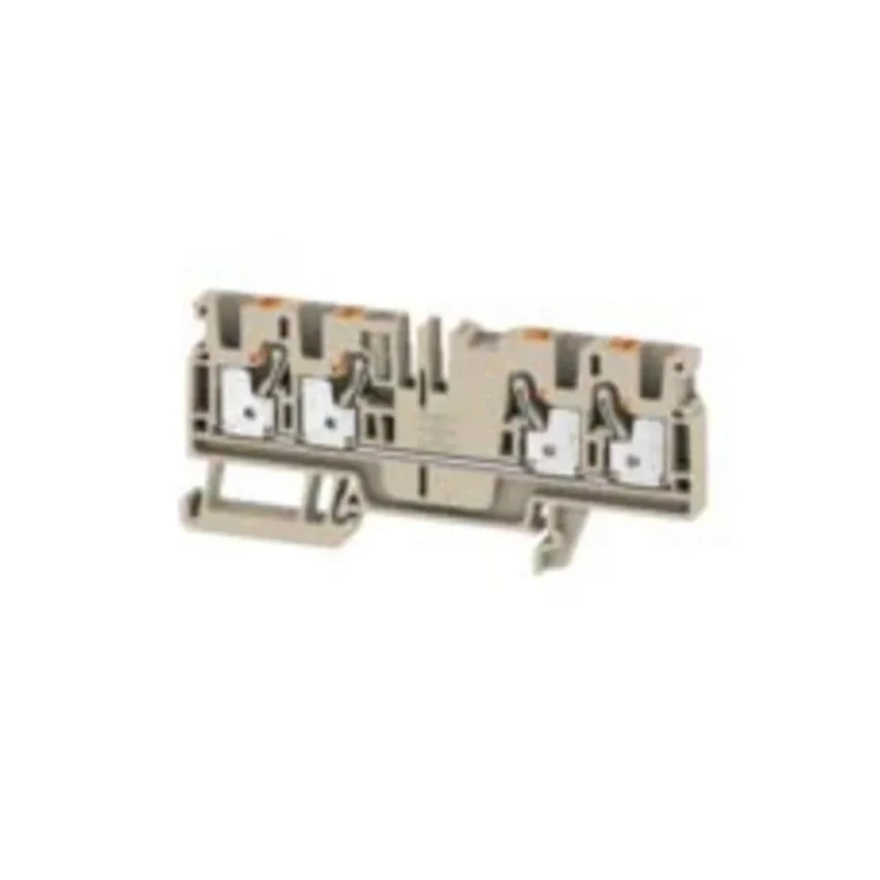 Weidmüller A Series DIN Rail Terminal Block Beige, 4mm², 1-Level, Push-in 2051500000